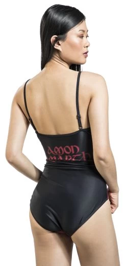 "EMP Signature Collection" Swimsuit Black-red By Amon Amarth -Fashion Lady Clothing Shop 536984wb