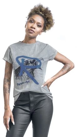 "Ravenclaw" T-Shirt Grey By Harry Potter -Fashion Lady Clothing Shop 537207wa