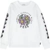 "Elevated Floral LS BFF" Long-sleeve Shirt White By Vans