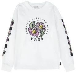 "Elevated Floral LS BFF" Long-sleeve Shirt White By Vans