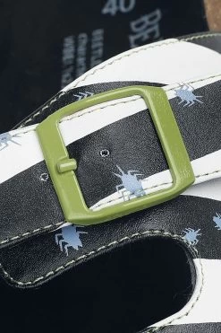"Beetle" Sandal Black-white By Beetlejuice -Fashion Lady Clothing Shop 538738d