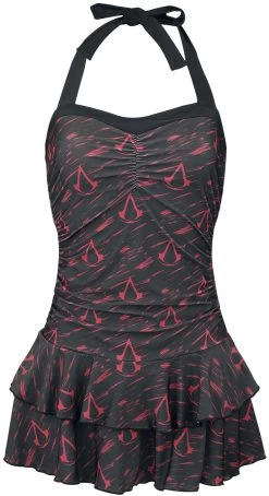 "Distressed Symbols" Swimsuit Multicolour By Assassin's Creed