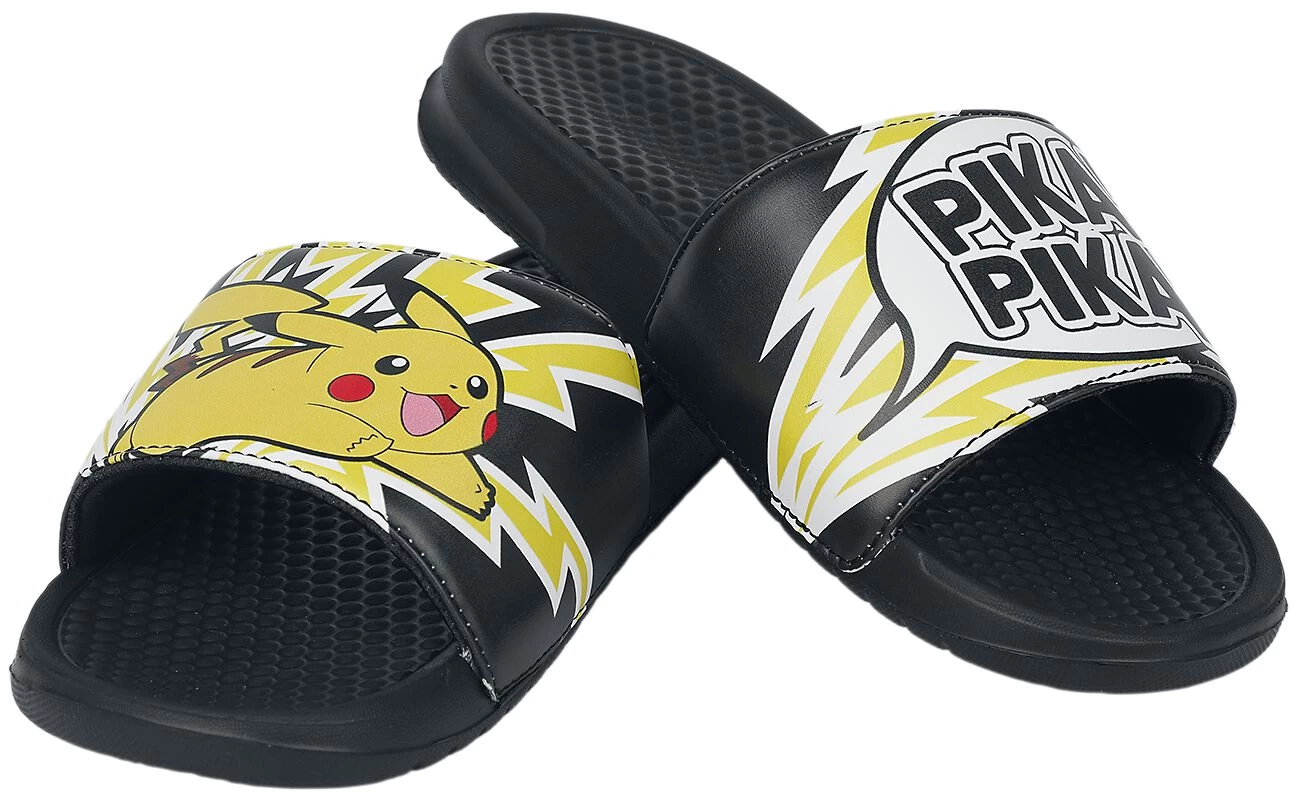"Pikachu - Pika, Pika!" Sandal Black By Pokémon 1 "Pikachu - Pika, Pika!" Sandal Black By Pokémon