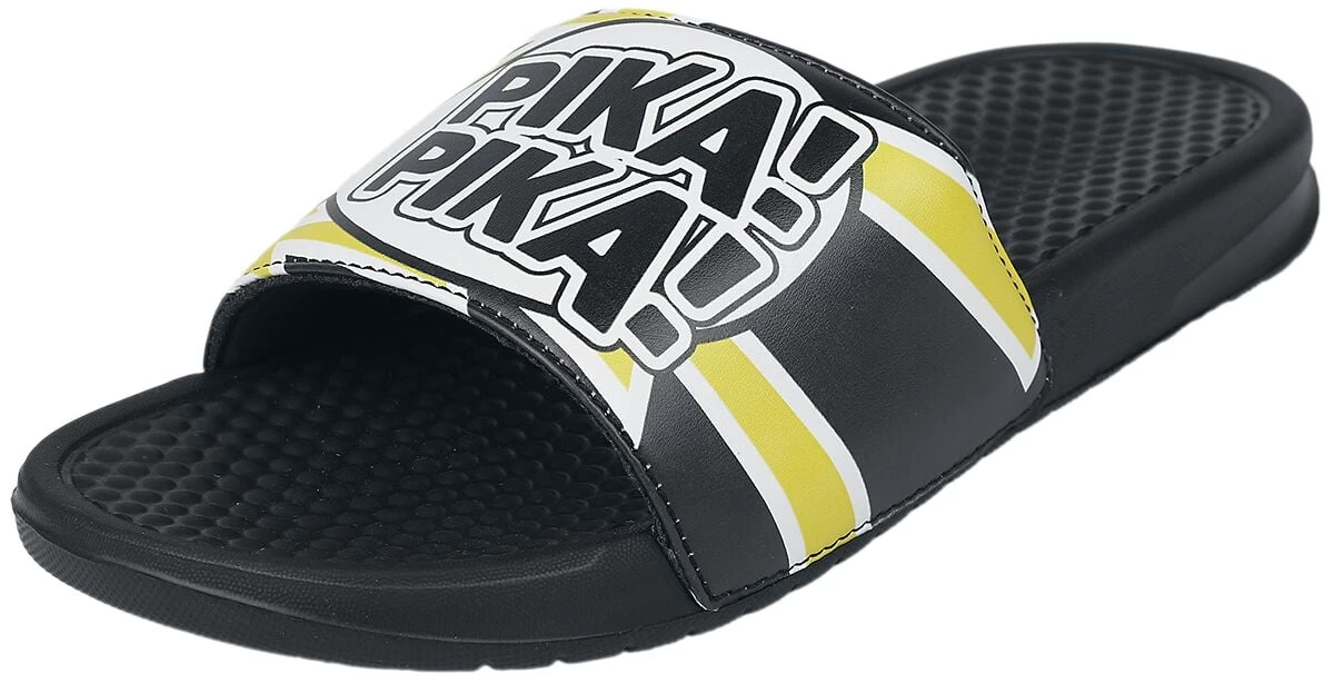 "Pikachu - Pika, Pika!" Sandal Black By Pokémon 2 "Pikachu - Pika, Pika!" Sandal Black By Pokémon - Image 2