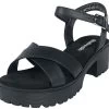 "- Sandals" Sandal Black By Refresh