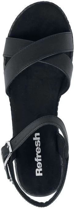 "- Sandals" Sandal Black By Refresh -Fashion Lady Clothing Shop 541671a5