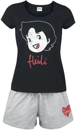 "Heidi Heidi" Pyjama Black-grey
