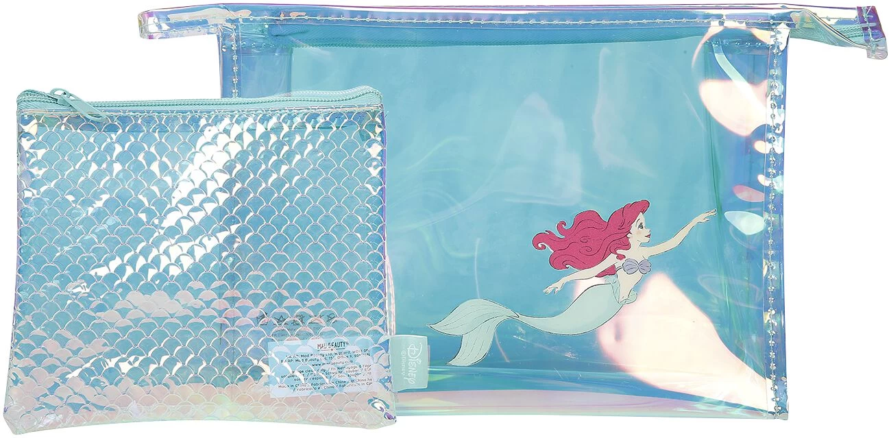 "Mad Beauty - Makeup Bag Set" Toilet Bag Multicolour By The Little Mermaid 1 "Mad Beauty - Makeup Bag Set" Toilet Bag Multicolour By The Little Mermaid