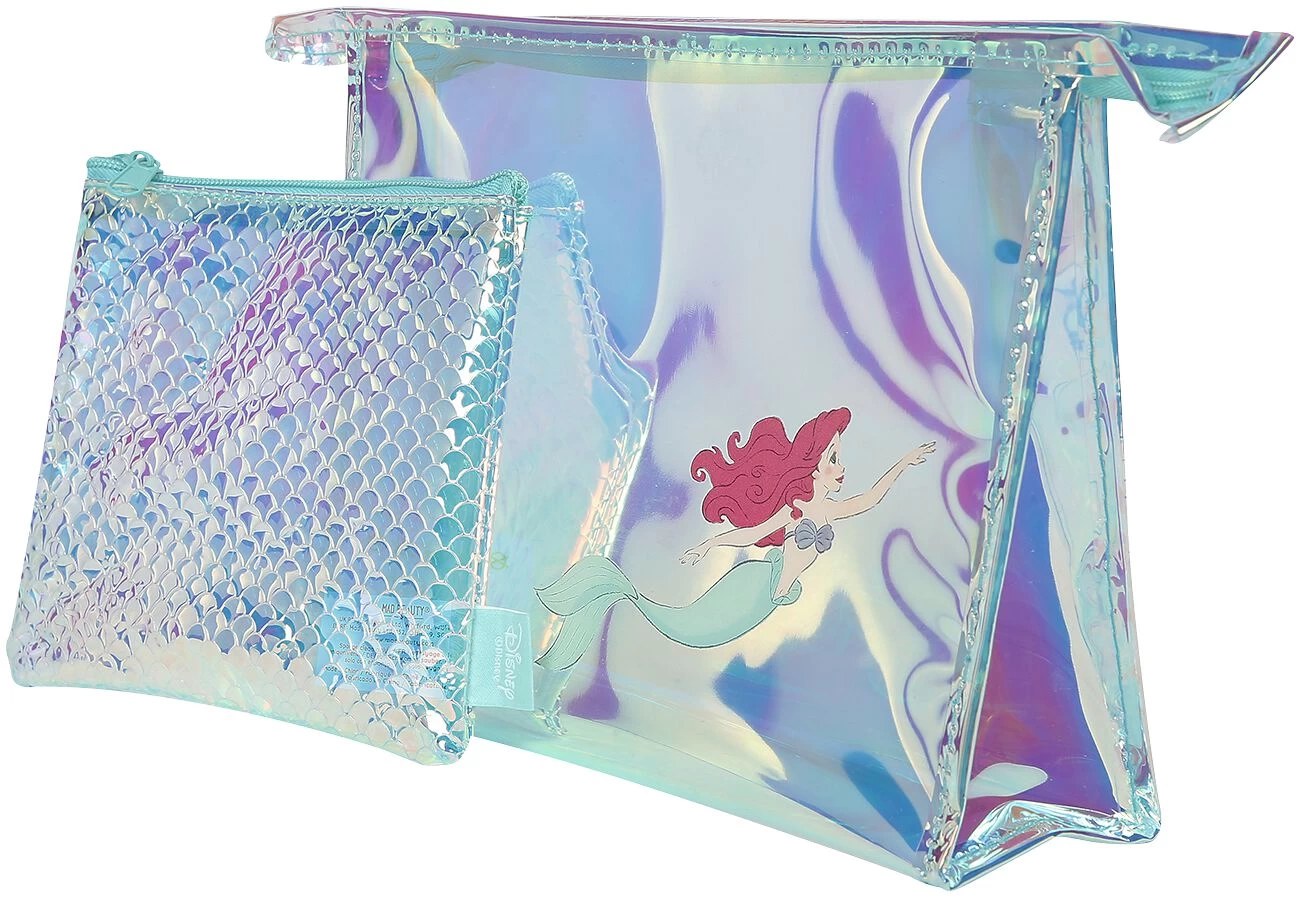 "Mad Beauty - Makeup Bag Set" Toilet Bag Multicolour By The Little Mermaid 2 "Mad Beauty - Makeup Bag Set" Toilet Bag Multicolour By The Little Mermaid - Image 2