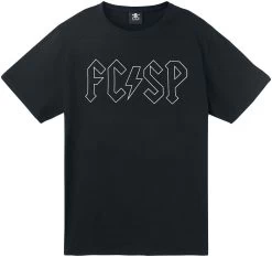 "FC/SP" T-Shirt Black By FC St. Pauli