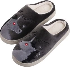 "Unicorn - Black" Slipper Multicolour By Katara