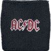 "Logo - Wristband" Sweatband Black By AC/DC